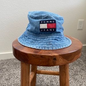 NWOT Tommy Hilfiger TJ Denim Bucket Hat Vintage